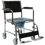 Resim We Chem Witra Tekerlekli Katlanır Klozetli Banyo Sandalyesi 