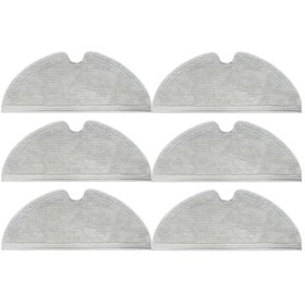 Resim Dreame D9 Uyumlu Yüksek Kaliteli 6 Adet Mop-Tam Yüzey Ve Kalın 