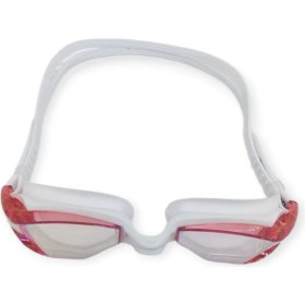 Resim Aynalı Yüzücü Gözlüğü Silikon Kırmızı - 1765 (Lisinya) 