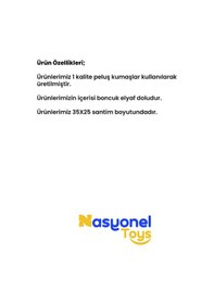 Resim Pikachu Peluş Oyuncak 35 Cm Yumuşak Boncuk Elyaf Dolu Uyku Arkadaşı Sarı 