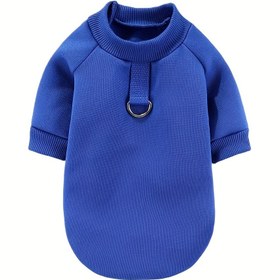 Resim Küçük ve Orta Boy Köpekler & Kediler için Rahat Polar Kapüşonlu Sweatshirt - Kış/Sonbahar Sıcaklığı, Makinede Yıkanabilir, Üstten Giyilen Stil 