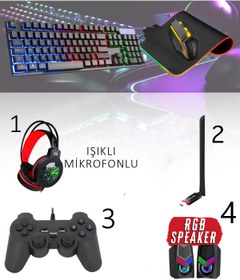 Resim DMC N140x Windows 11 Ryzen 5 5500,16GB,500GB HDD,256GB SSD,4GB RX550,24"oyuncu Masaüstü Bilgisayar 