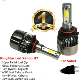 Resim 3 Tıkla Opel Omega B 1994-1999 Uzun Far Ampul H7 Beyaz Led Xenon 8000 Lümen 