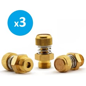 Resim Skyce Pnömatik Susturucu Ayarlı Yaylı 3/8 Paket 3 Adet 