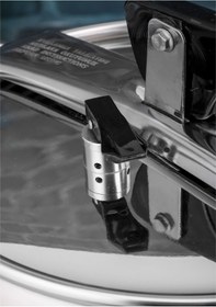 Resim Cooker Lara 10 Lt Paslanmaz Çelik Düdüklü Tencere Ckr913 Gri 