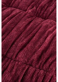 Resim Battal Wellsoft Yorgan Çift Taraflı Yastık Kılıflı 215x235 Cm Bordo 
