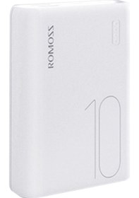 Resim Teltree Romoss 10000mah Beyaz Powerbank, 2.1a Hızlı Şarj, Çift Usb Çıkışı, Mini Tasarım, Dışarıda Kullanıma Uygun 