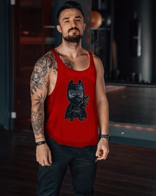 Resim Freeyez Batman Dark Gym Fitness Tank Top Sporcu Atleti 