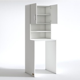 Resim Kenzlife Çamaşır Makinesi Dolabı Hayzum Byz 180 066 55 Banyo Kiler Çift Kapaklı Arkalıklı Çok Renkli 