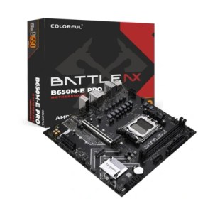 Resim Colorful BATTLE-AX B650M-E PRO V14 AMD AM5 DDR5 Micro ATX Anakart 