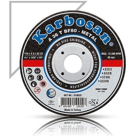 Resim Karbosan 115x3.0 Metal Kesici Taş "50 Adet" 