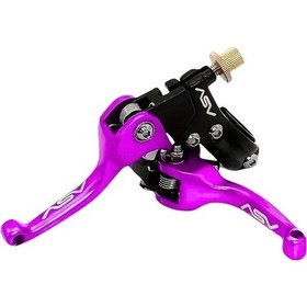 Resim Hightower Universal Motorcycle Brake Lever 7/8'' 22mm Purple Cnc Quick Twist Grip Set 
