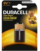 Resim Duracell 6LF22/MN1604 Alkalin 9V Pil 