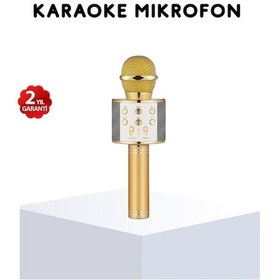Resim Gld-spt- Karaoke Mikrofonu Bluetooth Usb Aux Girişli Yankı Efektli 