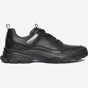 Resim Greyder 14994 Erkek Siyah Hakiki Deri Sneaker Ayakkabı 