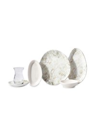 Resim Korkmaz Gina Collection 26 Parça Kahvaltı Takımı Çok Renkli 