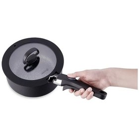 Resim Korkmaz Neta 10 Parça Tencere Seti A2611 Siyah 