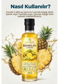Resim Şifakür Bromelain Şurubu Ananas L-karnitin C Vitamini 250ml Günlük Destek 