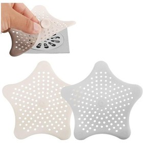 Resim Mainshop Yıldız Şeklinde Vantuzlu Lavabo Ve Küvet Tıkacı Süzgeç Beyaz Renk 1 Adet M-114 Beyaz 
