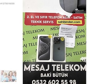 Resim Apple iPhone 15 Pro İkinci El TR | 128 GB | Siyah 
