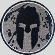 Resim PEÇ Gri-zırhlı Şövalye - Cırtlı Nakışlı Arma, Yama, Patch, Airsoft Aksesuar 