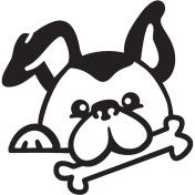 Resim Köpek ve Kemik 10X10 cm 