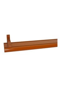 Resim Napoli Metal Başlıklı Üçlü Dekoratif Ray Korniş Modern Rustik-meşe 125 Cm Meşe 