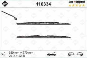 Resim SILECEK SUPURGESI 650/560mm SWF BMW E39 