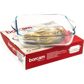 Resim PremiumPort Kare Borcam Tepsi 59034, Dayanıklı ve Şık Mutfak Gereçleri 