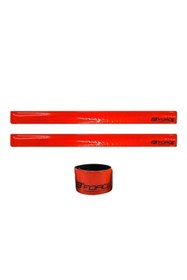 Resim Force Fosforlu Kol Paça Bandı 38cm Kırmızı 