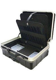 Resim Alfa T-9002 Çekçekli Ve Tekerlekli Abs Takım Çantası 24x38x52 Cm 