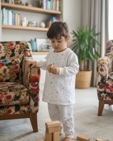 Resim Çocuk Pijama Takımı | 2 TOG | %100 Pamuk - 3 İplik - Çift Kat - 1-2 yaş 