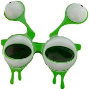 Resim Ruısımo Alien Güneş Gözlüğü - Büyük Gözlü Komik Parti Aksesuarı Çocuk/yetişkin Moda Aksesuarıgreen51gri Gri 