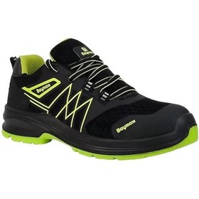 Resim Baymax Golden Armor Bağcıklı S1 İş Ayakkabısı 39 Numara Siyah 