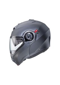 Resim Caberg Duke Evo Çene Açılır Motosiklet Kaskı Mat Metalik Gri 