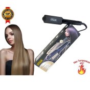 Resim Serenity Haven Dijital Ekranlı Seramik Kalın Plakalı Iyonik Saç Düzleştirici, 450° Max Isı, Siyah 