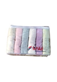 Resim 6 Lı Fiesta Jakarlı %100 Pamuklu El Yüz Havlusu Seti 50 X 90 Çok Renkli 