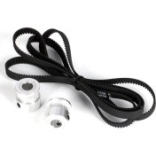 Resim Shuai Yan Z-Ekseni Gt2 Triger Kayışı Kasnak Kiti Tronxy X5SA/X5SA PRO/X5SA-2E 3D Yazıcı Için 24 Diş Senkron Tekerlek ve 1068MM Kayış 