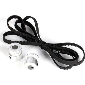 Resim Shuai Yan Z-Ekseni Gt2 Triger Kayışı Kasnak Kiti Tronxy X5SA/X5SA PRO/X5SA-2E 3D Yazıcı Için 24 Diş Senkron Tekerlek ve 1068MM Kayış 