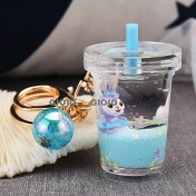 Resim Silver1 Miffy Tavşan Bebek Anahtarlık Kolye Kadın Zarif Diy Boncuklu Çift Anahtarlık Kitap Çantası Çekicilik (Yurt Dışından) 