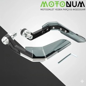 Resim Motonum Altai F1 Max Pro Manet Koruma Rüzgar Önleyici-Gri DETAYLI-MKM00284 