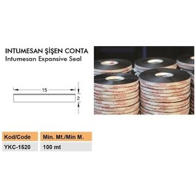 Resim Yanmaz Kapı Fitili Yangın Fitili Sızdırmaz Duman Fitili Ykc-1520-25 Metre 