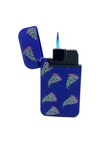 Resim Zengaz Cool Tasarım Jet Alev Çakmak - Blue Pizza Lacivert 