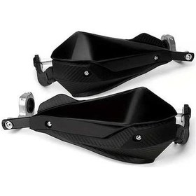 Resim Fastbuy Boatshop1 Siyah Off-road Motor El Koruyucu Çift Katmanlı Rüzgar Korumalı Universal Koruma Takımı 