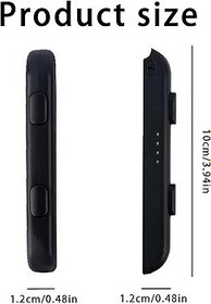 Resim SSKHE 1 Pair Switch Controller Wristband, Black Adjustable Gamepad Strap with Automatic Lock, Portable Replacement Accessories, for Nintendo Switch Game, Keep Smoothly and Safely 