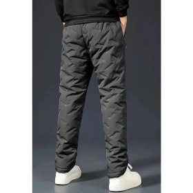 Resim Ghassy Co. Unisex Çift Katman Ultra Termal Su ve Rüzgar Geçirmez Kayak Motorcu Içi Kürklü Pantolon 