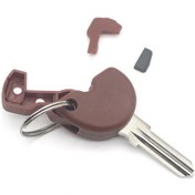 Resim Synodicmonth Vespa Gts Gtv Gt S 125 200 250 300 Transponder Çipi İçin Kesilmemiş Boş Motosiklet Anahtar Kılıfı Kapağı 
