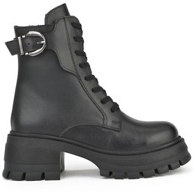 Resim Ziya, Kadın Hakiki Deri Bot 143359z616 Siyah Siyah 