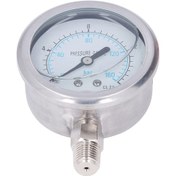 Resim Dianziye Stainless Steel Basınç Ölçer, 1/4 İnç Npt Bağlantı, 0-16 Mpa Aralığı, Suya Yağa Uygun, Ev Ve Endüstri Kullanıma, -40 C/+70 C Çalışma Sıcaklığı 