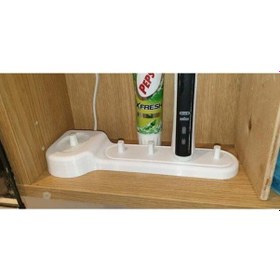 Resim Oral-b Diş Fırçası Makina Standı Beyaz 